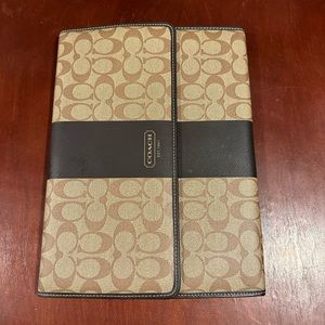 Coach notepad portfolio